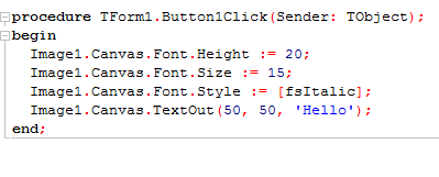 Figure 23: Font Style